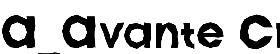 A_Avante Cps LCBrk Bold Font Download Free